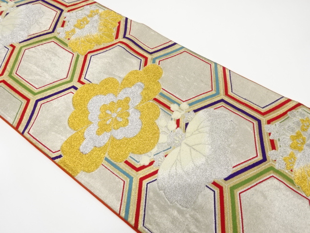 Japanese Kimono / Antique / Fukuro Obi Silk